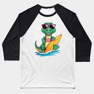Croc Surfer Baseball T-Shirt